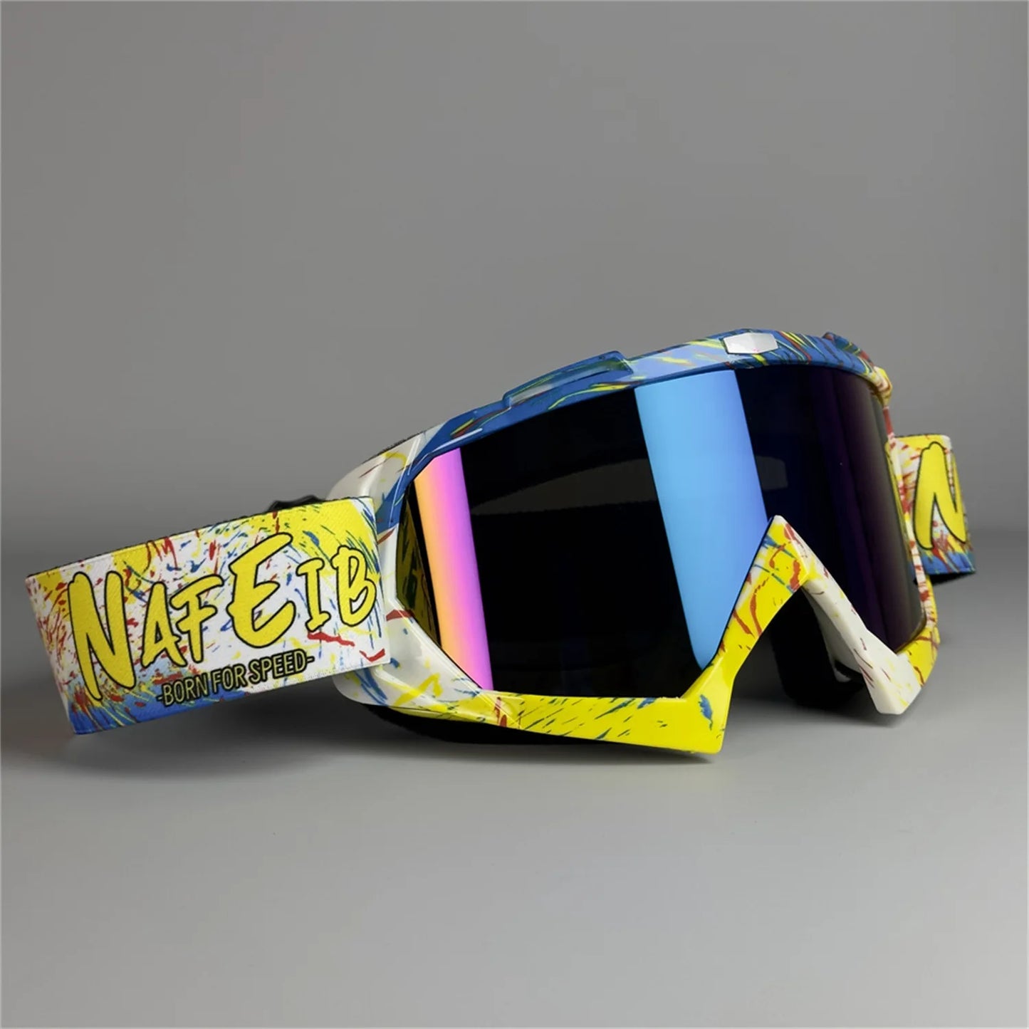 Newest Motorcycle Goggles for Men Motocross Sunglasses Safety Protective MX Night Vision Helmet Goggles Vintage Driving Glasses