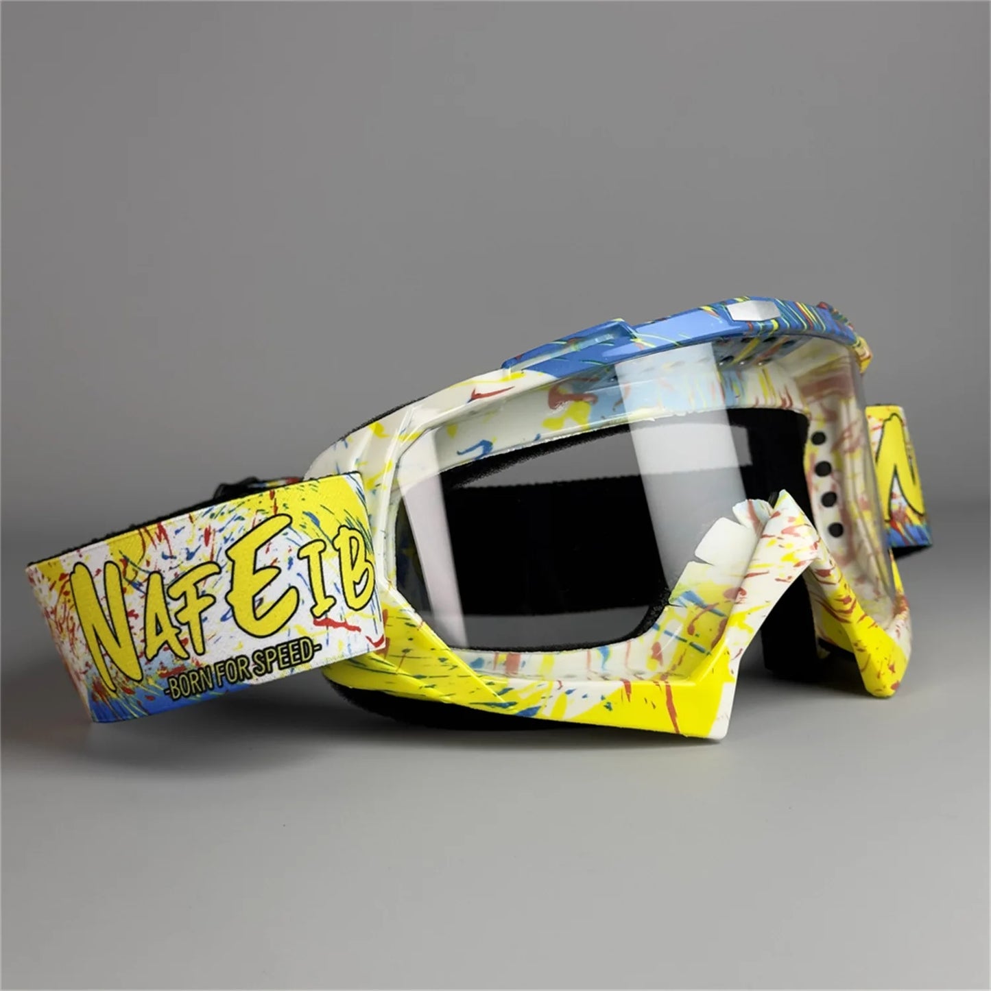 Newest Motorcycle Goggles for Men Motocross Sunglasses Safety Protective MX Night Vision Helmet Goggles Vintage Driving Glasses