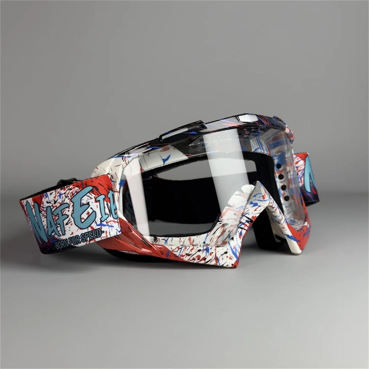 Newest Motorcycle Goggles for Men Motocross Sunglasses Safety Protective MX Night Vision Helmet Goggles Vintage Driving Glasses